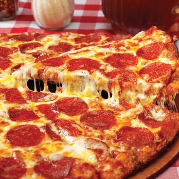 Rusty’s Pizza (Funk Zone) signature dishes Meat Lover's Pan PizzaEl Diablo PizzaDeep Dish